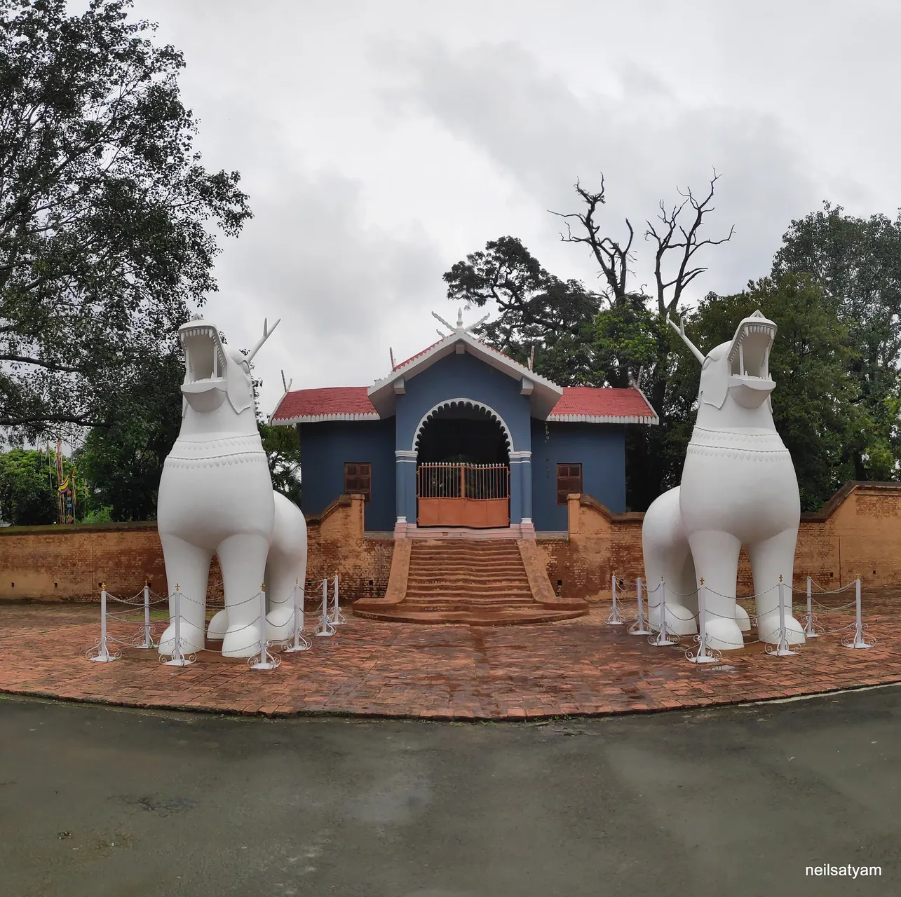 Imphal city and valley in Manipur