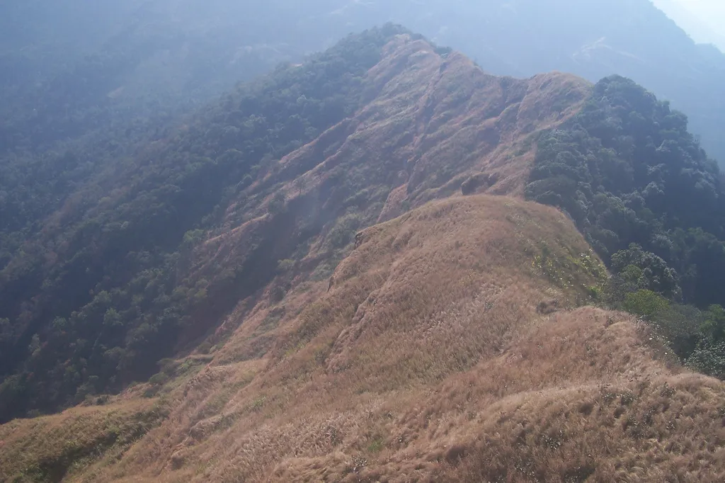 Reiek cliff and hill views in Mizoram